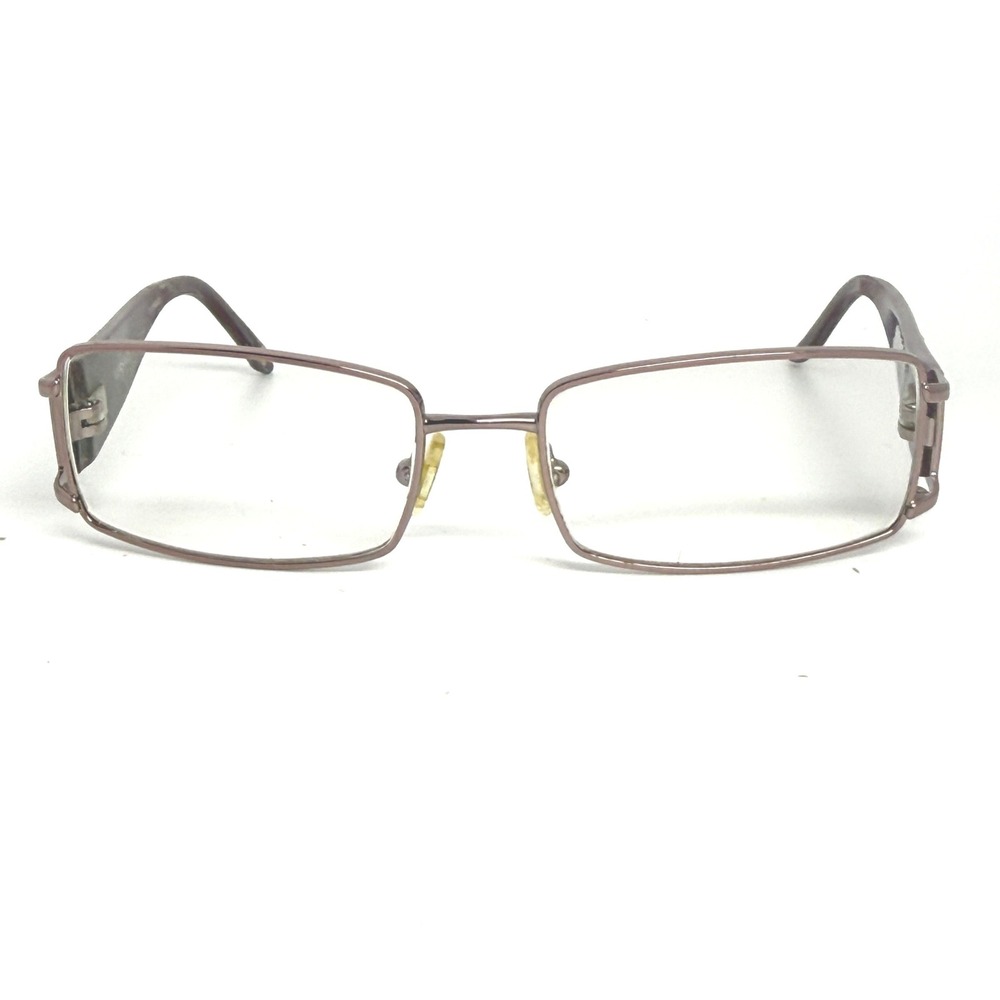Versace BV5568533 Eyeglasses Brown Metal‎ Rectangle Rhinestone Greek Key 21628